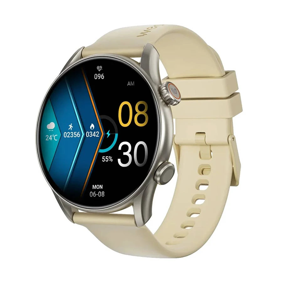 WEOFLY Spirit 2 Gold Bluetooth Calling Smart Watch